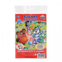 Настольная игра-ходилка "Азбука мультяшек"