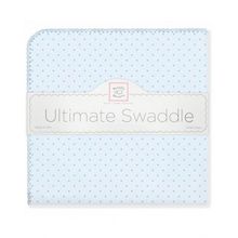 SwaddleDesigns Fresh Pastel Polka Dots пастельно-голубая