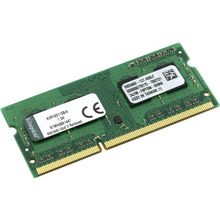 Модуль памяти  Kingston ValueRAM   KVR16S11S8 4   DDR3 SODIMM  4Gb   PC3-12800    CL11 (for NoteBook)