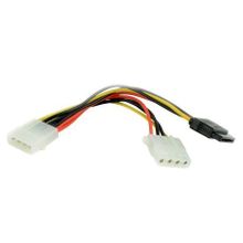 Переходник питания Molex - SATA+Molex, 0.15 м, Gembird Cablexpert (CC-SATA-PSY2)