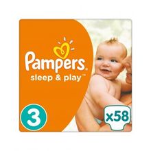 Pampers Sleep and Play Midi (4-9 кг) 58 шт.