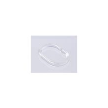 С-образные прозрачные кольца для шторы в ванную комнату Milardo SRMI012P