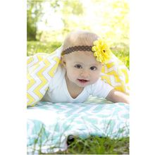 SwaddleDesigns Marquisette Chevron бирюзовая