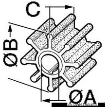 Osculati Impeller SUZUKI 115 200 HP, 52.367.00