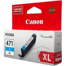 Canon CLI-471XLC 0347C001 Картридж для PIXMA MG5740 MG6840 MG7740, голубой