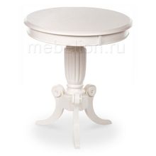 Woodville Стол журнальный Moon 2 butter white ID - 336612