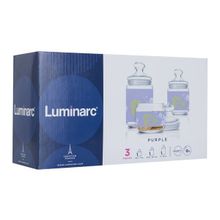 Набор банок Luminarc PURPLE 3 шт. N5739