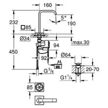 Термостат Grohe Allure F-digital 36342000 для раковины