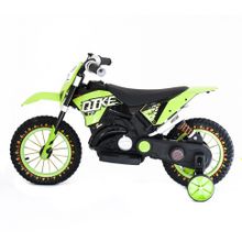 Детский кроссовый электромотоцикл Qike TD Green 6V - QK-3058-GREEN