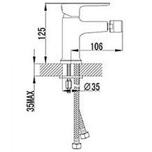 Смеситель Lemark Basis LM3608C для биде