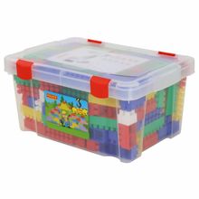 Конструктор Строитель (174 элемента) (в контейнере)