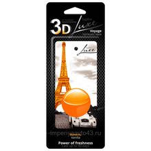 Ароматизатор 3D SAPFIRE Эйфелева башня ваниль  SAA-0785