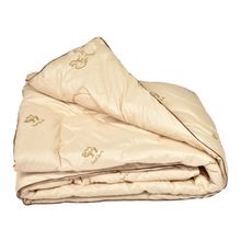 ПМ: Ми Текстиль Одеяло поплекс  верблюжья шерсть полиэфир, 200 г м2, всесезонное