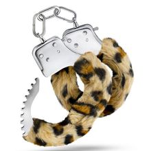 Леопардовые игровые наручники Cuffs леопард