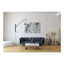 Слайн Стол-трансформер Левмар Cross GL белый глянец  опоры нерж.сталь