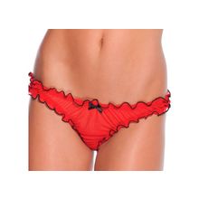 Алое платье без бретелей HUSTLER HU41280-HLSM