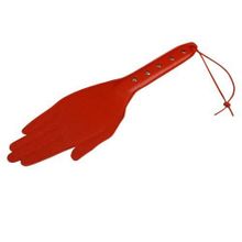 Красная хлопалка-ладошка - 35 см. Красный