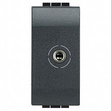 Розетка mini-jack LIVING LIGHT, антрацит |  код. L4280 |  Bticino