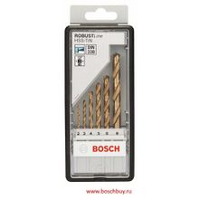 Bosch Набор 6 сверл HSS-TIN заточка 135° Robust Line (2607010530 , 2.607.010.530)