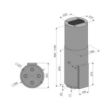 Konigin Equilibrium Steel Glass 101003