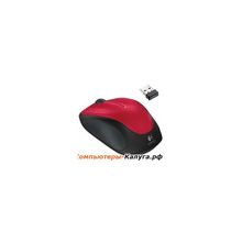 Мышь (910-002497)  Logitech Wireless Mouse M235 Red