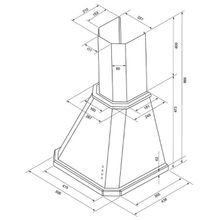 Kronasteel Вытяжка Kronasteel NEYA 600 structural ivory PB