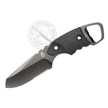 Нож Gerber Epic - Drop Point, ножны, серрейторное лезвие, блистер, 31-000368