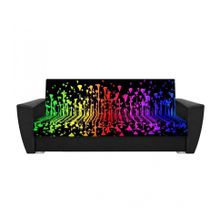 Диван Граффити - 10 пружинный блок, фотопринт 120