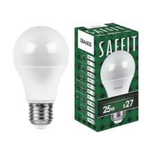 Saffit Лампа светодиодная Saffit E27 25W 4000K Шар Матовая SBA6525 55088 ID - 235146