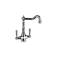 Смеситель двухзахватный для мойки (хром) Longran Arte G13925