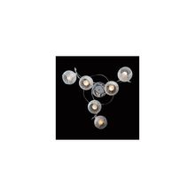 Люстра 9633 6 хром белый