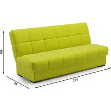 Смарт Диван прямой Бостон 25 Green Клик кляк