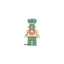 Lego Sponge Bob BOB035 Squidward - Pink Lei (Сквидвард с Цветочными Бусами) 2012