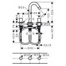 Смеситель Hansgrohe Logis 71133000 для раковины