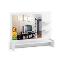 Система Мебели Надстройка для стола с полками Афина АФ-18А белое дерево