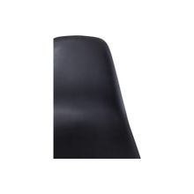 Tetchair Стул CINDY IRON CHAIR (EAMES) (mod. 002), черный 4 штуки