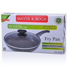 23560 Сковорода мраморн.крошка 22см с крыш МВ (х8)