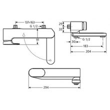 Смеситель Ideal Standard Moments A3914AA для ванны с душем