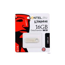 DTSE9H  16GB, 16GB USB 2.0 Data Traveler, SE9, серебро, Kingston