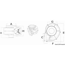 Osculati Centrifugal extractor wall mounting 12 V 19 A, 16.106.04