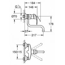 Смеситель Grohe Eurosmart 31391002 для кухонной мойки