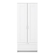 Шкаф комбинированный 2дв, 1я  Сириус 780х500х1900 белый