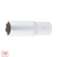 Stels Головка торцевая удлиненная, 19 мм, шестигранная, CrV, под квадрат 1 2 Stels