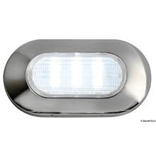 Osculati Oval, 6-led courtesy light white, 13.178.04