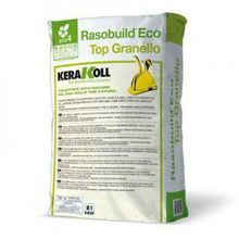 Шпатлёвка Kerakoll Rasobuild Eco Top Granello, минеральная финишная, эко-совместимая, цвет Белый, 25 кг