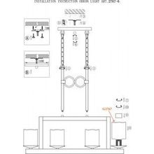 Подвесная люстра Odeon Light Fabo 2767 6