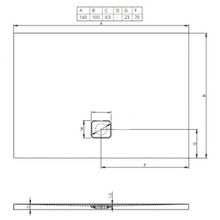 Душевой поддон Riho Basel 434 (DC380050000000S) 140x100
