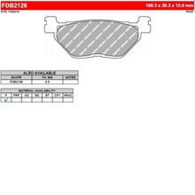 FERODO Тормозные колодки FERODO FDB2126P