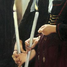 Картина на холсте маслом "Бугро, Молитва В Сент-Анн-дОре"