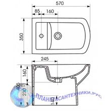 Биде Cersanit PURE